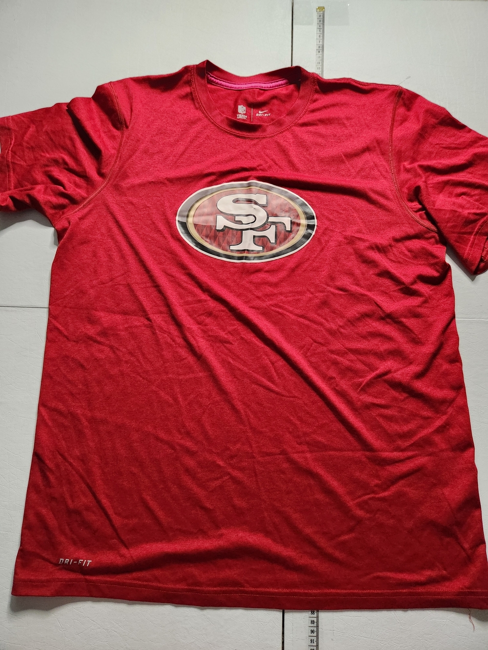 San Francisco 49ers Men's Red Logo Tee